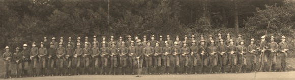 View of the First California Volunteer Infantry