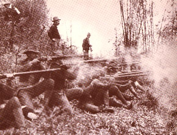 Troops of the 2nd Oregon Volunteer Infantry in the Philippines