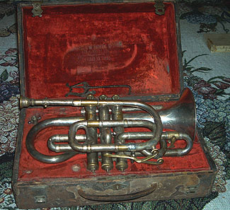 Cornet of Arthur Bruner, 49th Iowa, 1898