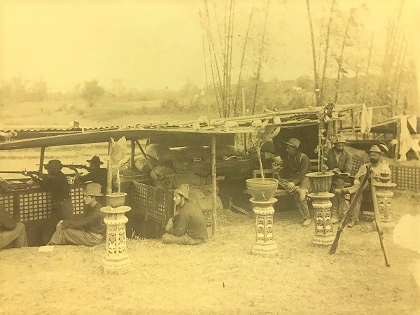 51st Iowa Volunteer Infantry in the Trenches in the Philippines