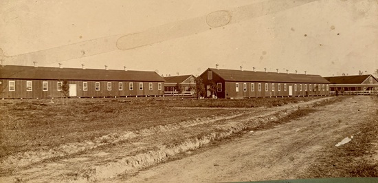Barracks at Josiah Simpson Hospital