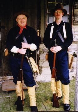 The basic uniform of a U.S Regular, 1898