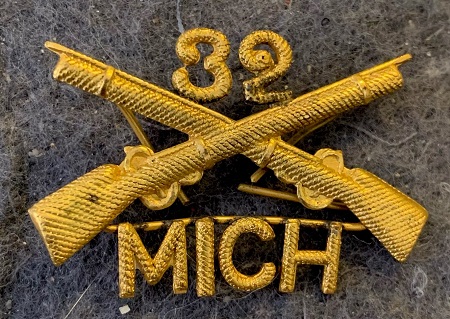 Officer's Collar Insignia, Spanish American War