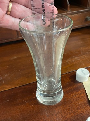 Glass from the Battleship Maine