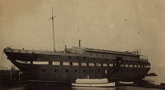 The training ship USS Granite State