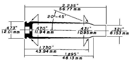 Spanish Mauser Shell Casing