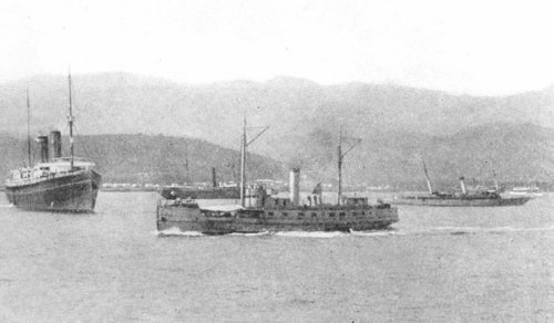 U.S. Lighthouse Tender Suwannee off Siboney, Cuba