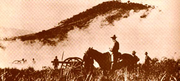 Battery B, 4th U.S. Artillery at Coamo, Puerto Rico