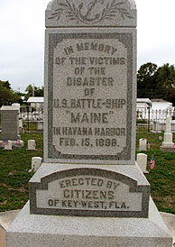 Memorial to the Victims of the Battleship Maine, Key West