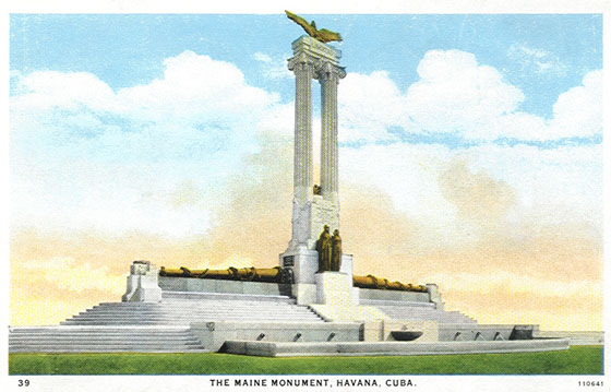 The Maine Monument in Havana, Cuba