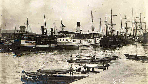 The Pasig River at Manila, Luzon, Philippines