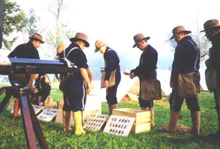 Chow line, United Spanish American War Society, 2001