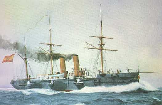 Spanish Cruiser Reina Cristina